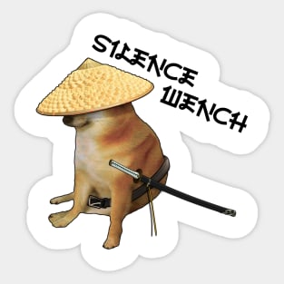 Silence Wench Meme Sticker